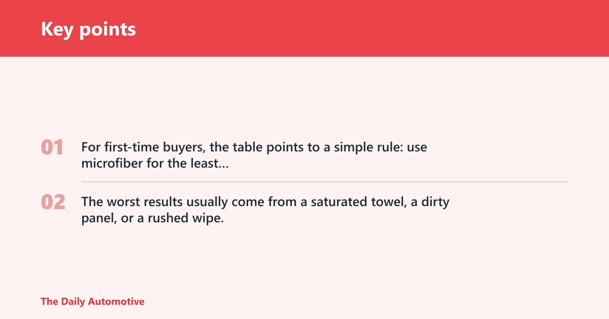 Key points: Which drying tool should you use?