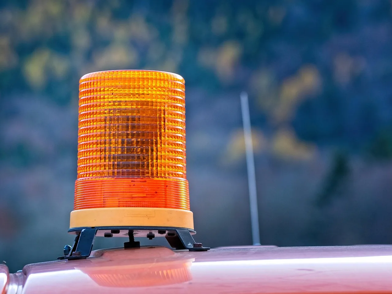 What a car signal light does