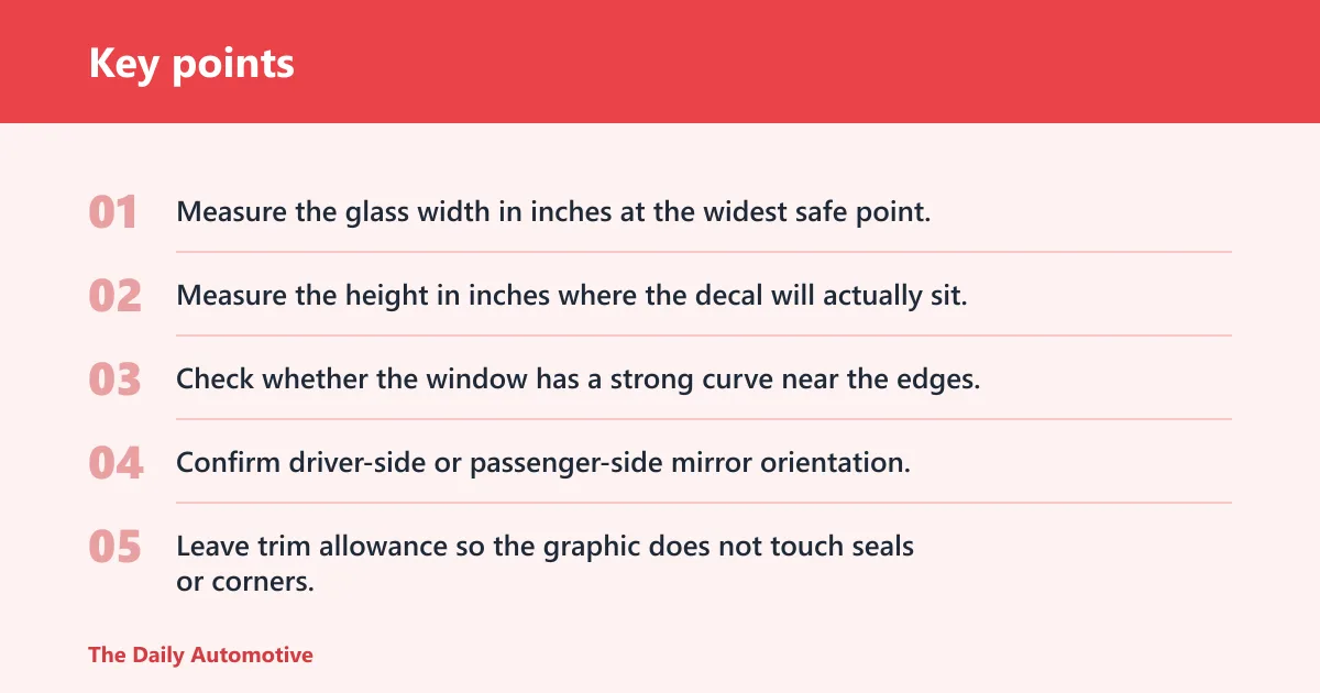 Key points: How should you measure the window before ordering?