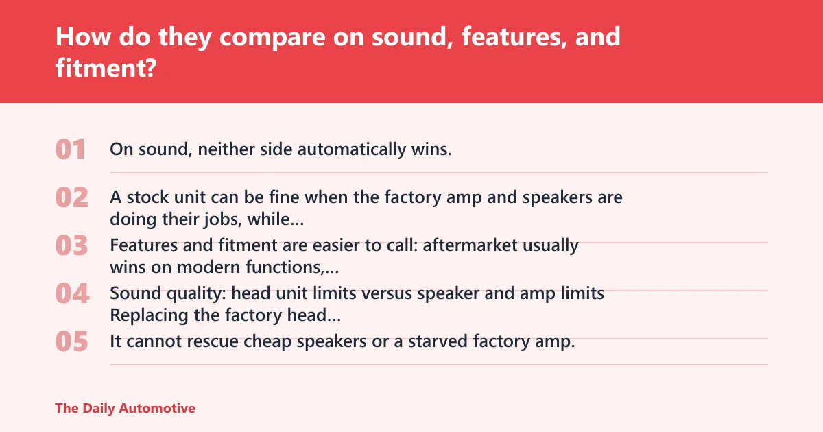 Steps: How do they compare on sound, features, and fitment?