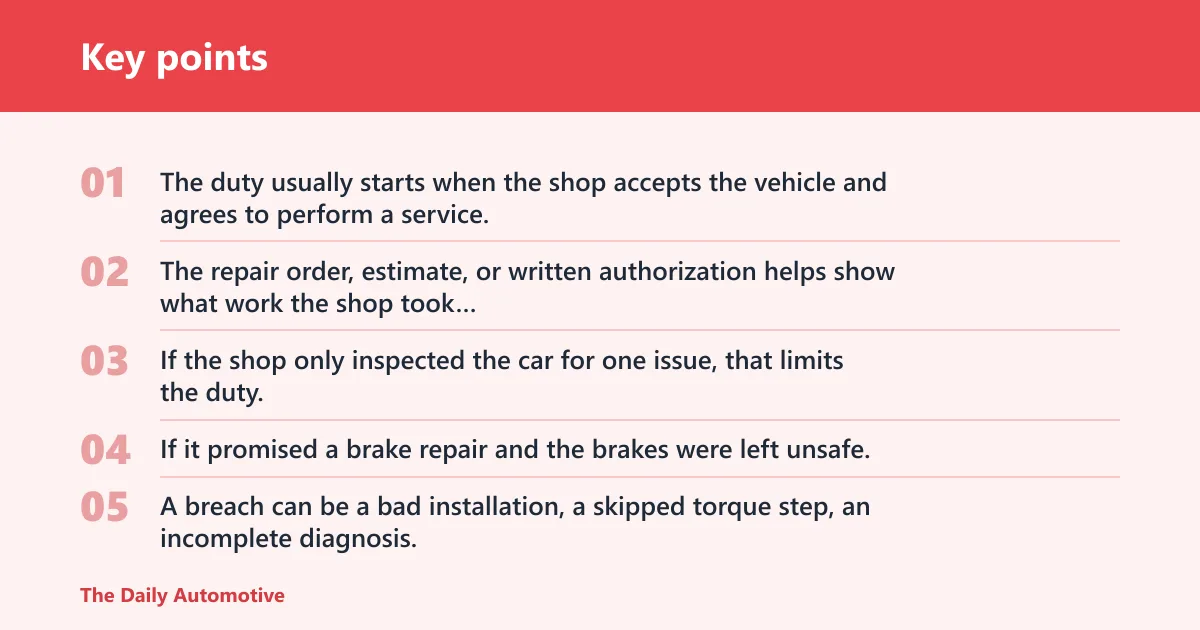 Key points: What counts as negligence?