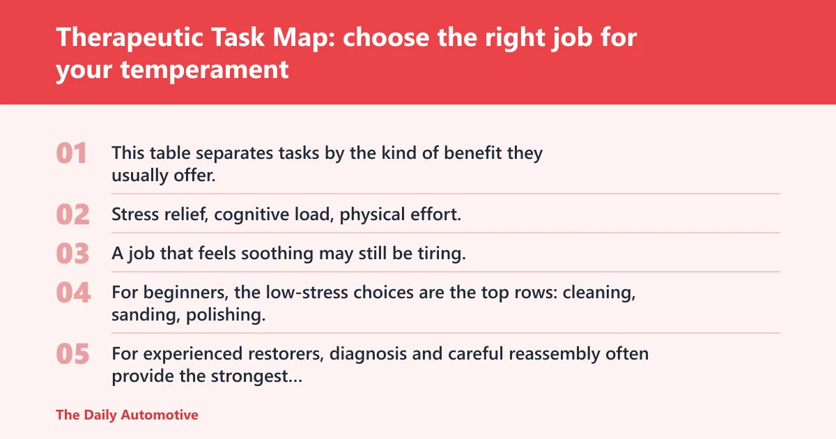 Steps: Therapeutic Task Map: choose the right job for your temperament