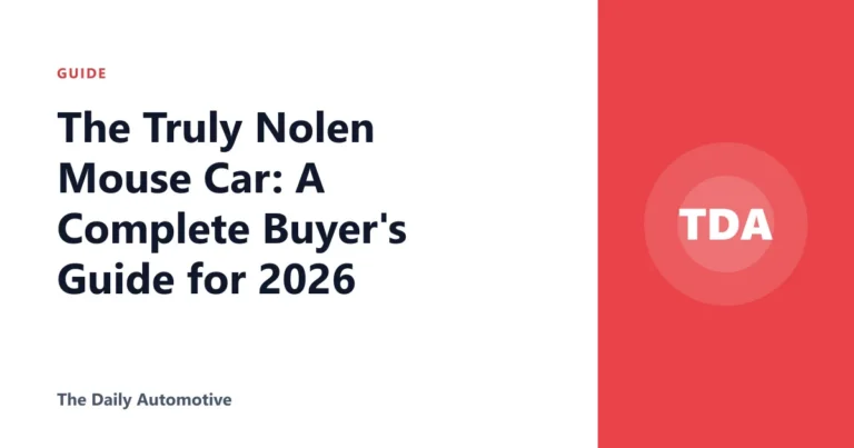 The Truly Nolen Mouse Car: A Complete Buyer's Guide for 2026