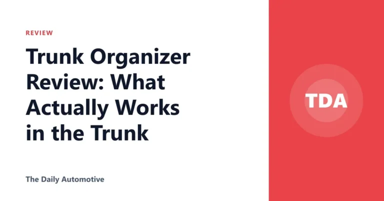 Trunk Organizer Review: What Actually Works in the Trunk