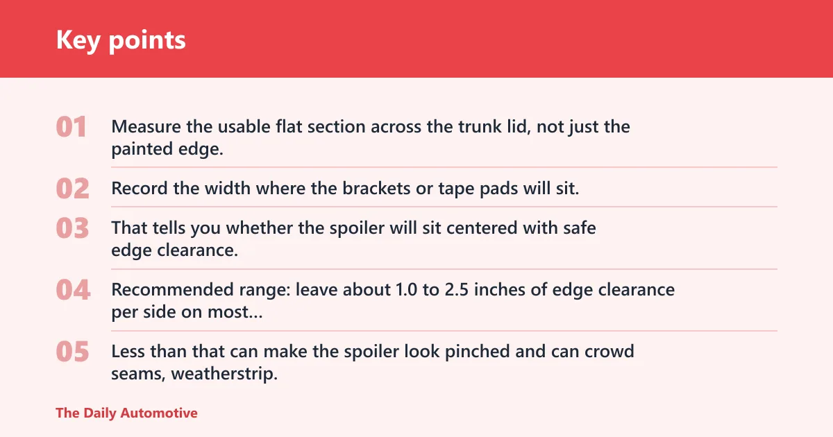 Key points: Which size will fit your trunk?