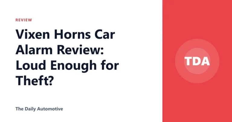 Vixen Horns Car Alarm Review: Loud Enough for Theft?