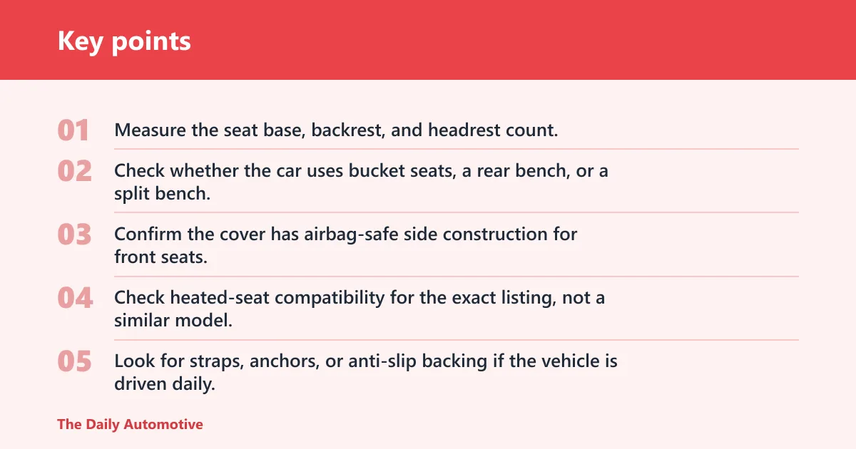 Key points: How do you choose the right fit?
