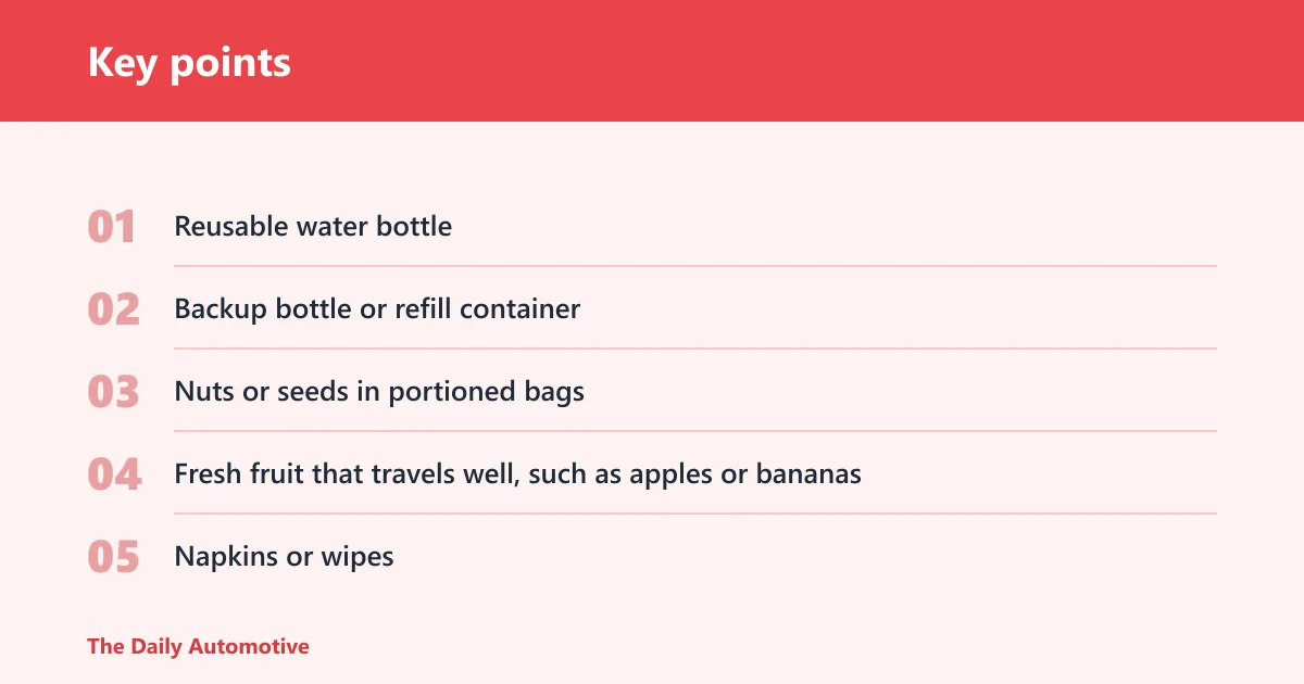 Key points: What should you keep in the car for health support?
