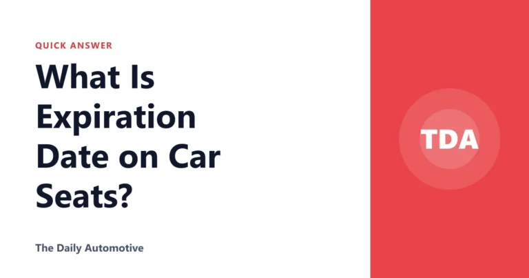 What Is Expiration Date on Car Seats?