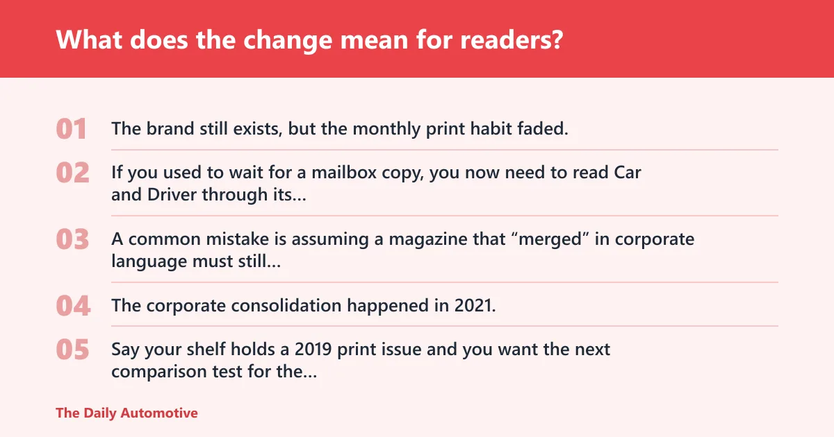 Steps: What does the change mean for readers?