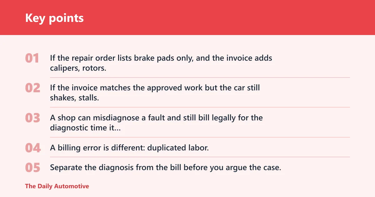 Key points: What counts as a real repair dispute?