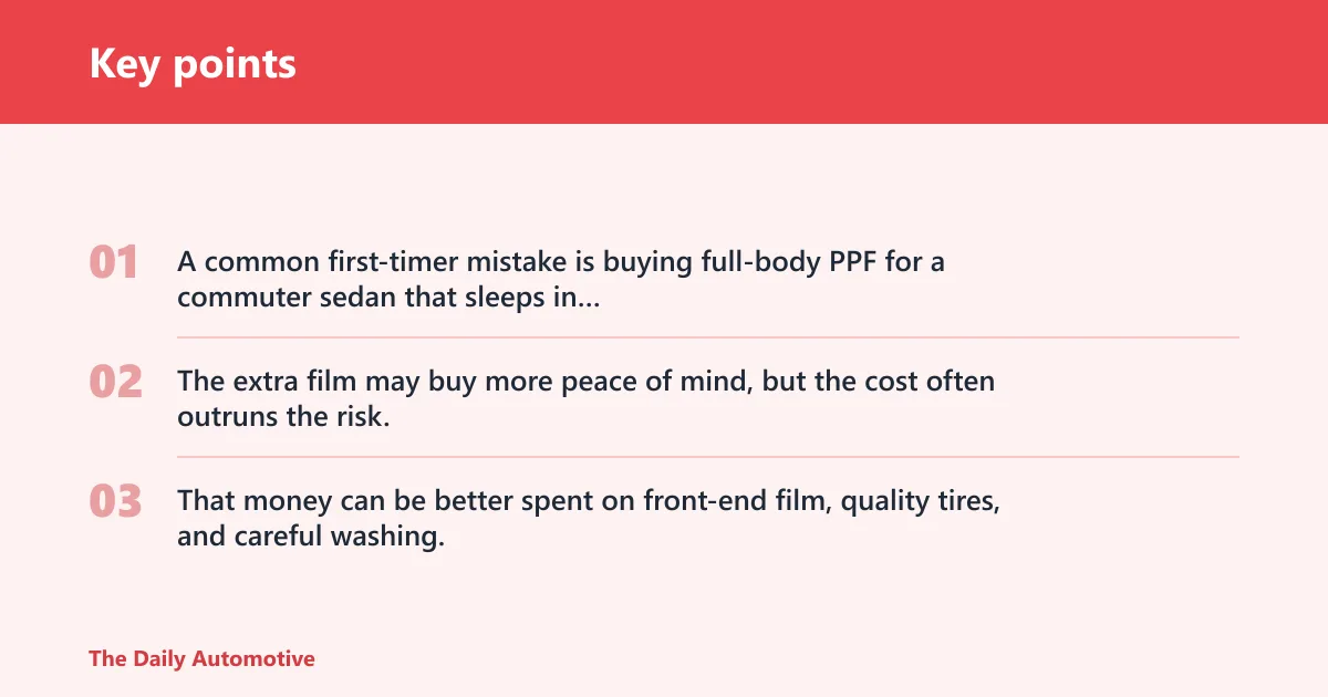 Key points: PPF decision matrix
