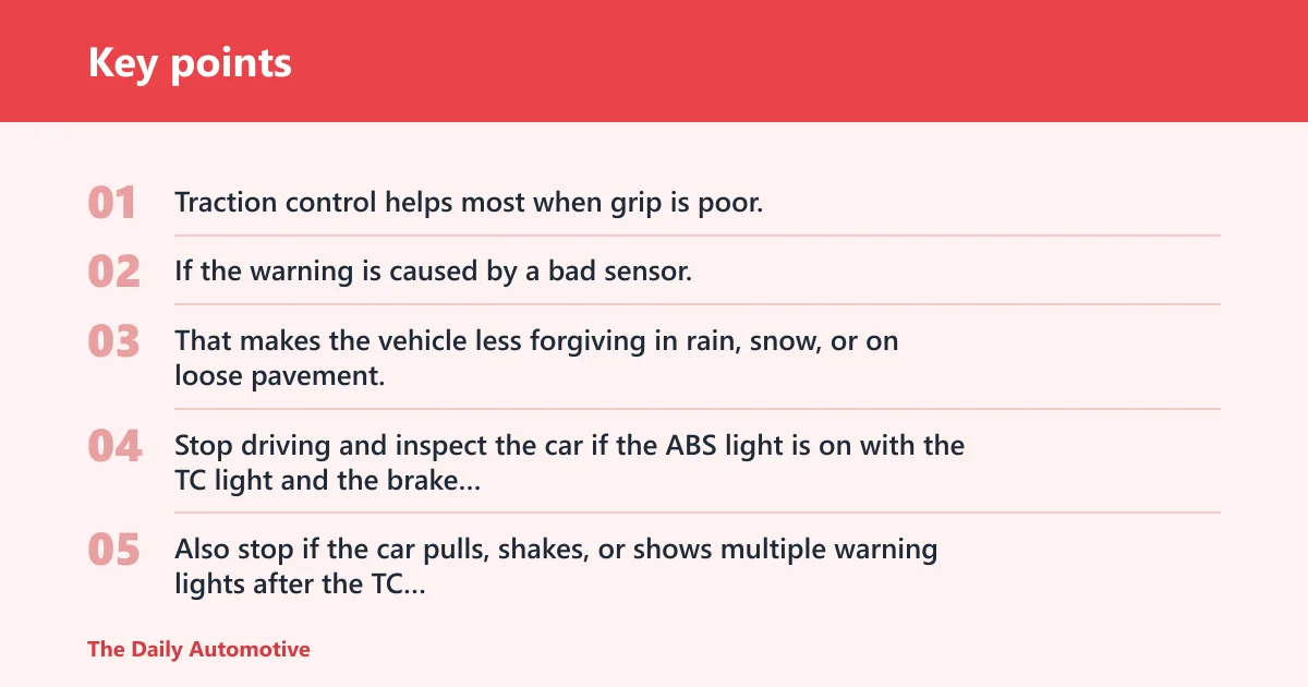 Key points: Should you keep driving with the light on?