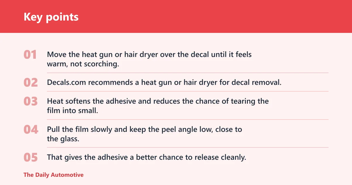Key points: How do you remove old decal residue?