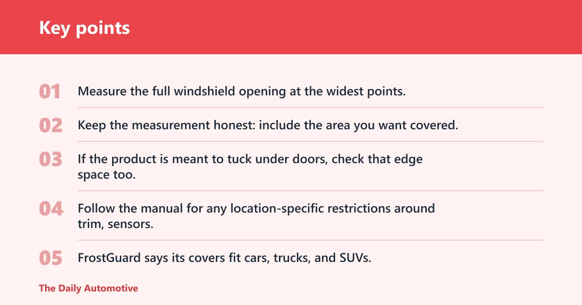 Key points: How do you choose the right size?