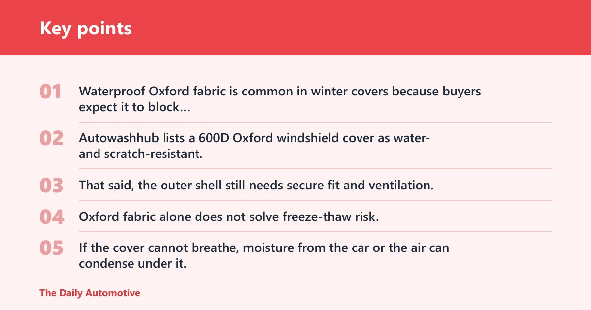 Key points: What material is best for snow and ice?